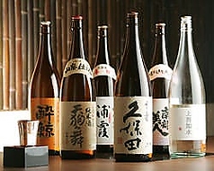 有名どころな銘柄を日本酒もご用意しております