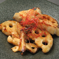 れんこんのバター醤油炒め