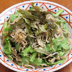 金沢春菊のじゃこサラダ