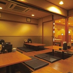 宴会なら大人数が座れるこのお席がオススメ★最大36名様までOK！