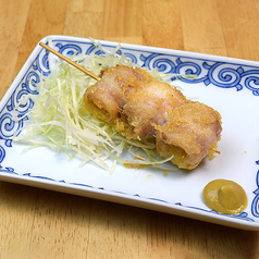 肉巻きうずら串カツ(1本)