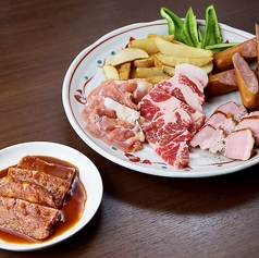 〈豪華肉盛〉鉄板焼き 豪華肉5種 盛合せ