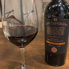 カポ　ザフェラーノ　ロッソ　アパッシメント　ネグロアマーロ主体 Glass 