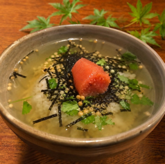 お茶漬け(明太子・高菜・梅)