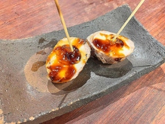 半熟卵黒豚バラ巻串