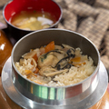 料理メニュー写真&nbsp;カキ釜飯セット