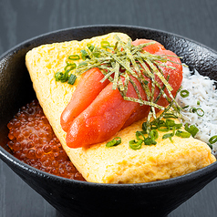 圧巻　いくら明太だし巻き玉子丼