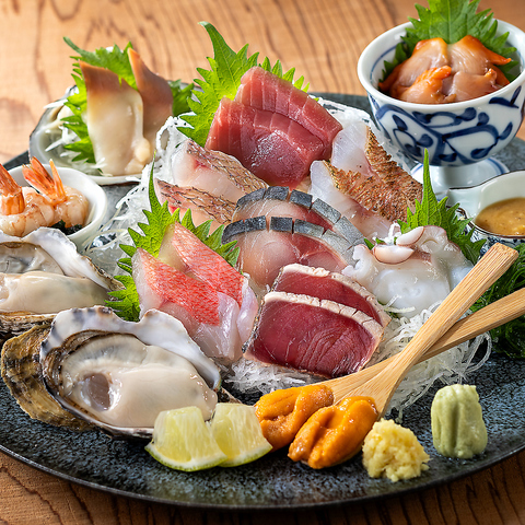 漁場から毎日入荷される鮮魚が自慢!!食べたら分かる鮮度の違い!!