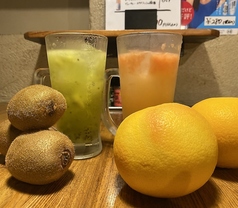 武庫北名物の生絞りチューハイ!