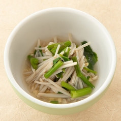 おばんざい　セリとえのきの玉子お浸し