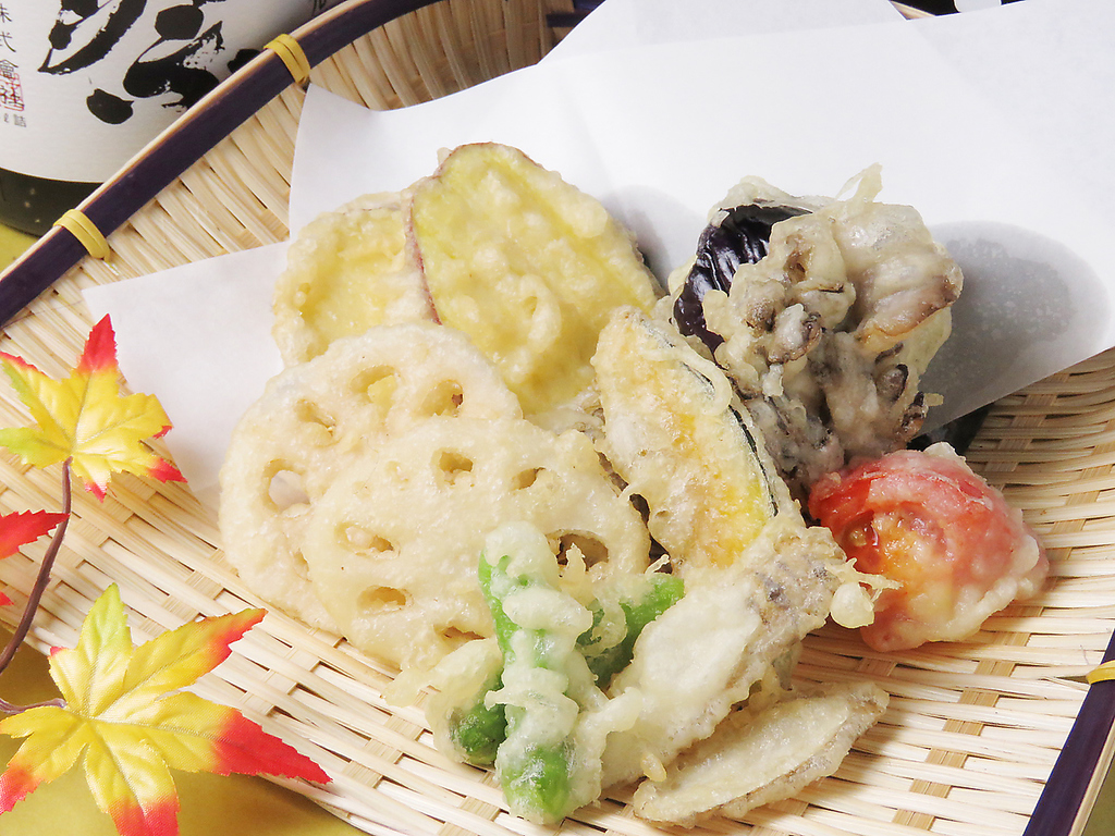 あっつあつの揚げたて天ぷらが旨い★