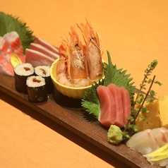 盛り合わせ「並」～旬魚3点×日替わり2品サービス～