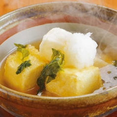 海鮮出し豆腐/炙り鮪のおろしポン酢