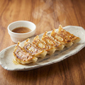 料理メニュー写真&nbsp;酢胡椒で食べる鉄板焼き餃子