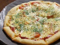 ガーリックピザ/ツナマヨピザ/トマトとモッツァレラのピザ/海鮮ピザ/生ハムとクリームチーズのピザ