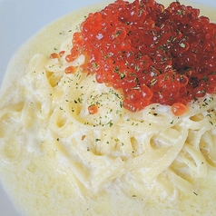 たっぷり,イクラのクリームパスタ