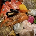 【肉割烹 蕾】は、お肉のこだわりはもちろん、海鮮にもこだわっております。季節ごとの旬の海鮮料理をご堪能ください。