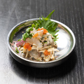 料理メニュー写真&nbsp;自然薯と真鯛の塩昆布和え