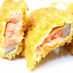 サーモンフライ1個