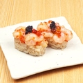 料理メニュー写真&nbsp;たまごにまみれた、甘海老。