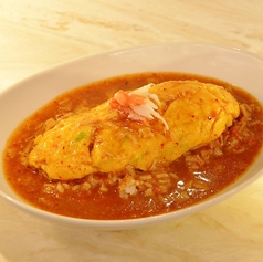 鉄板とろ玉カニ天津飯