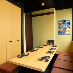 掘りごたつ個室は最大30名様までご利用いただけます。会社宴会や友人同士の飲み会など、各種ご宴会にぴったりです。是非お気軽にお問合せください。