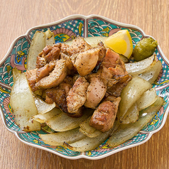 丹波鶏　もも籠炙り