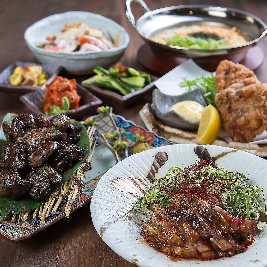 宴会、飲み会、二次会、女子会など各種宴会におすすめの2時間飲み放題付コース充実！