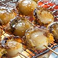 ホタテ串焼き2本