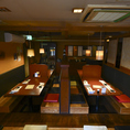 落ち着いた雰囲気の店内！