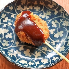 チーズ入りメンチカツ