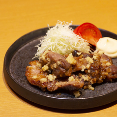 マグロほほ肉の生姜焼き