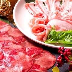 しゃぶしゃぶセット　選べる鍋出汁(スタンダードな昆布出汁/甘み際立つ蕎麦湯)