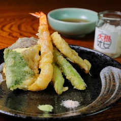 天ぷら5種盛合わせの写真