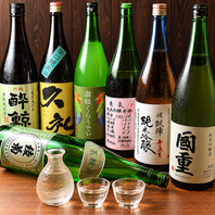 ■全国から厳選した日本酒と極上焼酎を味わう至高の銘酒