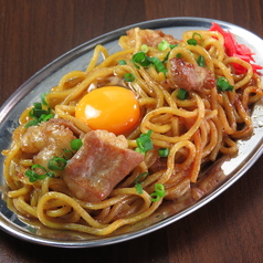 ホルモン焼きそば