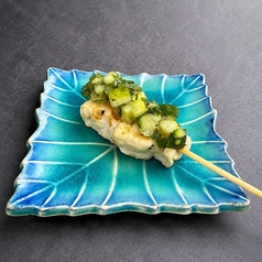 【初夏メニュー/串】ささみ夏野菜だし
