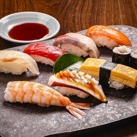 職人が握るがんこ自慢の握り寿司◎