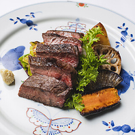 とろける旨みの「オリーブ牛」を贅沢に鉄板焼きで