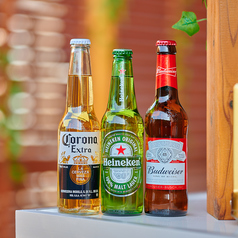 BBQにぴったりなドリンクを豊富に取り揃えております◎