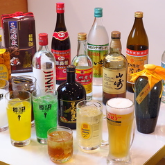 料理と楽しむ充実のドリンク類