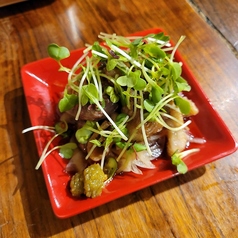 大山鶏の鶏皮ポン酢