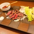 料理メニュー写真&nbsp;黒毛和牛のタタキ
