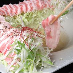 名物「とんちん焼きしゃぶ」は全4種類をご用意