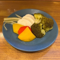 3種の自家製ピクルス