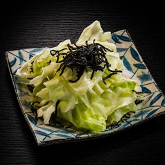 塩昆布キャベツ