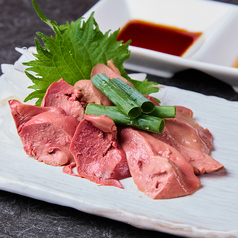 国産鶏のレバ刺し