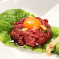 料理メニュー写真&nbsp;黒毛和牛 ユッケ
