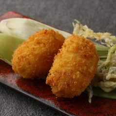 焦がし醤油焼きとうもろこしのクリームコロッケ