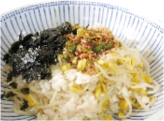 豆もやし醤油ビビンパ